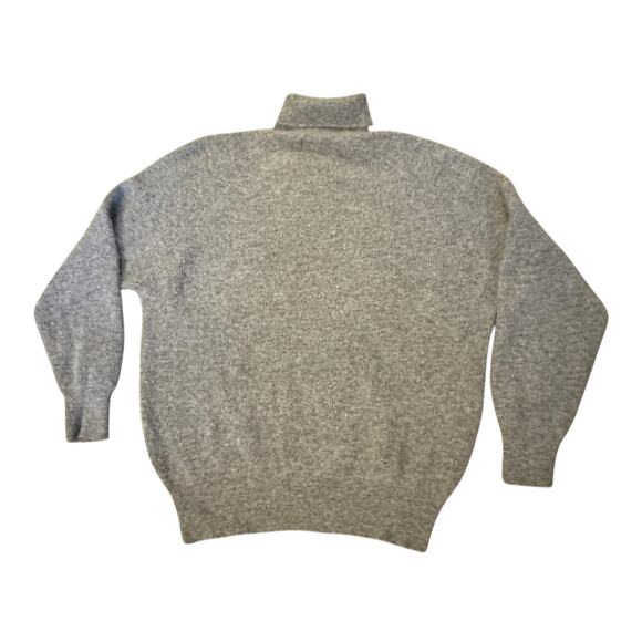 VTG The Limited 90s Grey Turtleneck Angora/Lambswool Sweater – Size M CozyCore - Picture 3 of 5